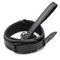 FUKR Collier + Laisse Noir